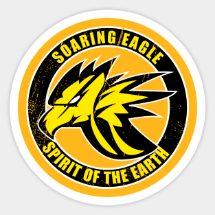 Yellow Eagle Sticker